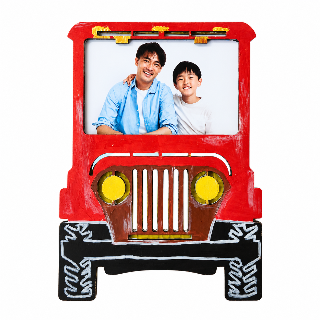 Personalized Father’s Day Photo Fridge Magnet (LARGE)
